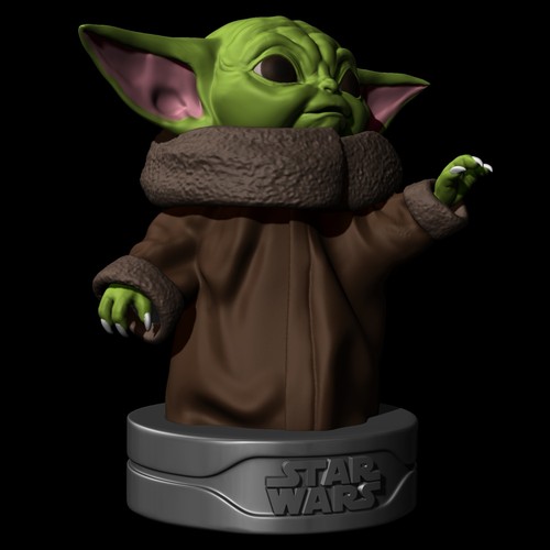 Baby yoda the - yoda,