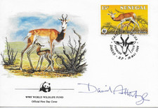 David Attenborough Hand Signed