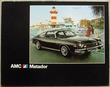 AMERICAN MOTORS AMC Matador Car Sales Brochure 1976 Ref USA / AMX 7604