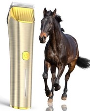 Horse Clippers,Low Noise Cordless Horse Grooming Kit for Horse Thick. 