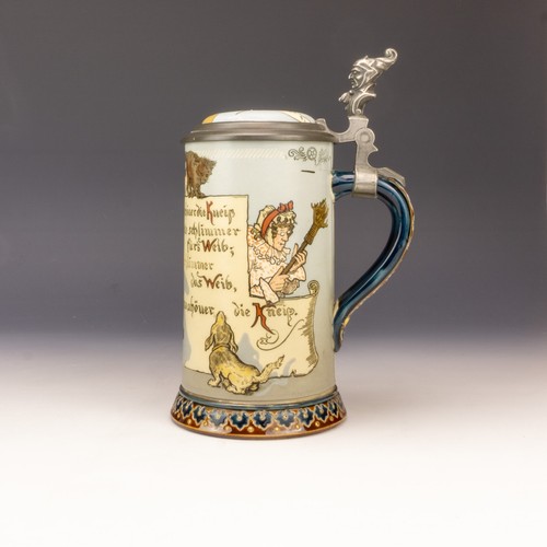 Antique mettlach german - mettlach,