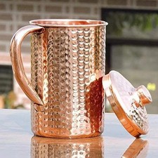 100% Pure Copper Water Pitcher