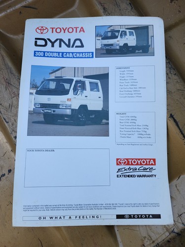 Vintage genuine toyota dyna - vintage,