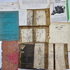 Vintage Diesel & Petrol Engine Manuals – Stuart, Deutz, Blackstone, Bedford Lot