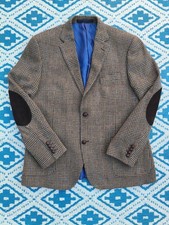 M&S Luxury Tweed Brown Check