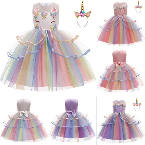 Girls unicorn tutu dress - unicorn,