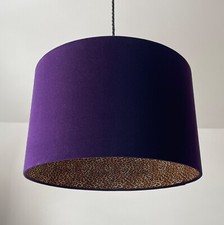 Lampshade Purple Velvet