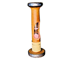 Vintage Wooden Mill Bobbin Egg