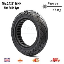 10"x2.125 Black Solid Tyre for 10 Inch Electric Scooter Wheel