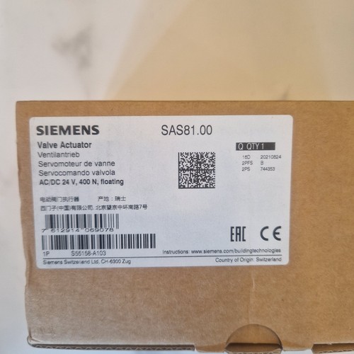 Siemens sas81 valve - sas81.00,