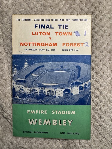 1959 cup final programme - fa,