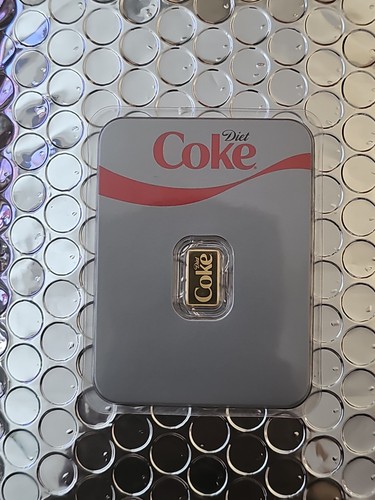 Pamp diet coke gold - 1g, bar