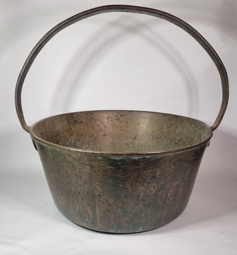 Large heavy brass antique jam - brass,