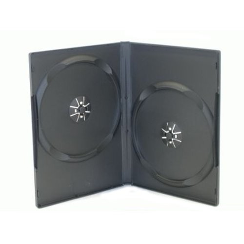 Black slim double 7mm - black, dvd