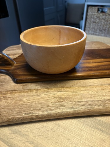 Small hand turned wooden - small,