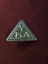 Vintage YHA Enamel Badge Youth Hostels Association Pin V.C. Lewis Birmingham
