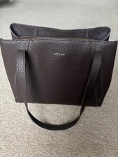 Matt & Nat Ladies Brown Shoulder Bag Used Once Excellent Condition