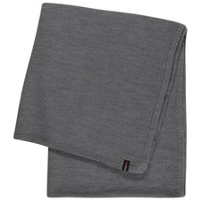 Isobaa Merino Honeycomb Shawl (Charcoal Grey)
