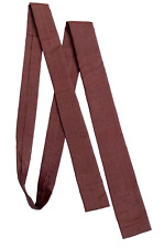 Shantung silk tie by John Michael Ingram vintage 1950s 1960s square end BROWN