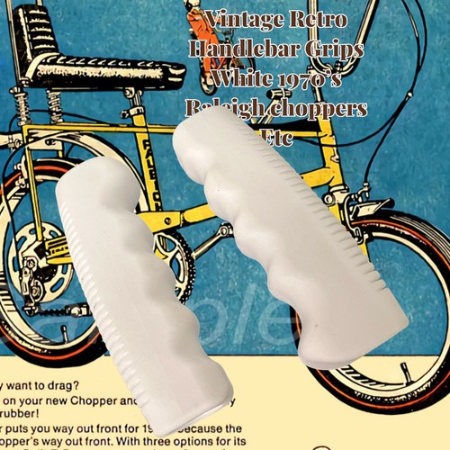 Vintage retro handlebar grips - vintage,