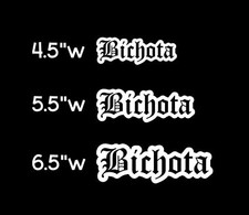 Bichota . Sticker Vinyl Car