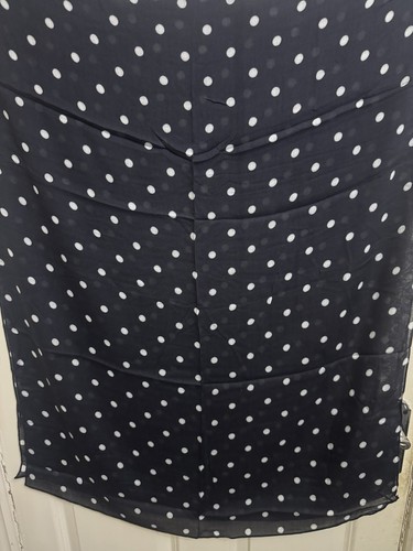 Black polka dot double - polka,