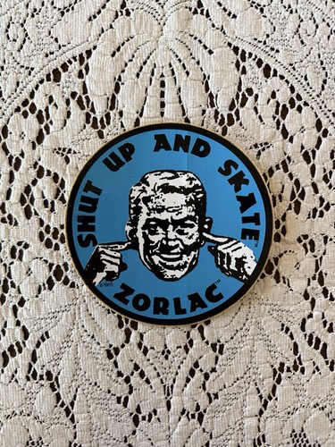 Zorlac skateboard sticker shut - sticker,