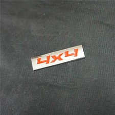 1x Red 4x4 Chrome Metal Decal Emblem Badge Sticker Engine 3D SPORT Car Turbo 4WD