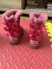 UGG AUSTRALIA Kids Girls’Pink Boots Size 7 UK