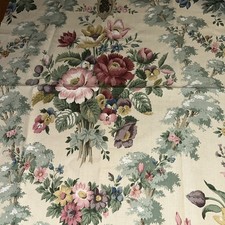 Vintage Sanderson Cotton Fabric Sample Chatsworth 50 x 50 cm