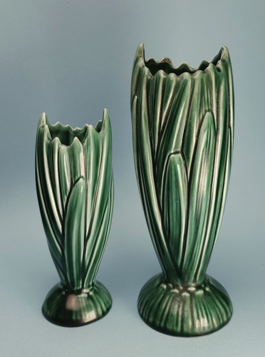 Two vintage green sylvac - vintage,
