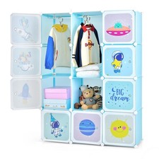 Kids 12-Cube Wardrobe Closet