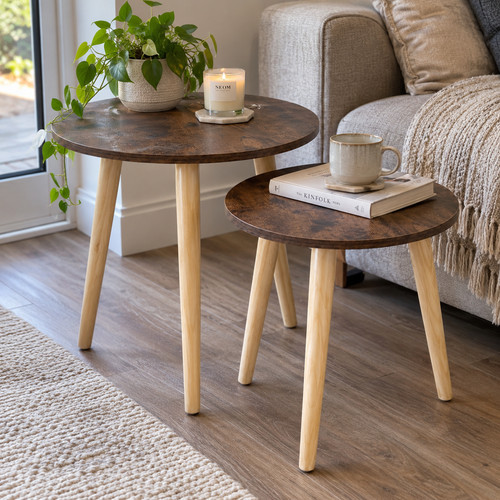 Nesting tables set round - tables,