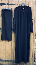 Black Abaya Jilbab Islamic Dress Scarf Hijab 58” L XL XXL XXXL 12 14 16 18 20 22