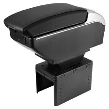 Car Storage Arm rest Cushion Armrest Centre Console Box Leather Cover Universal^