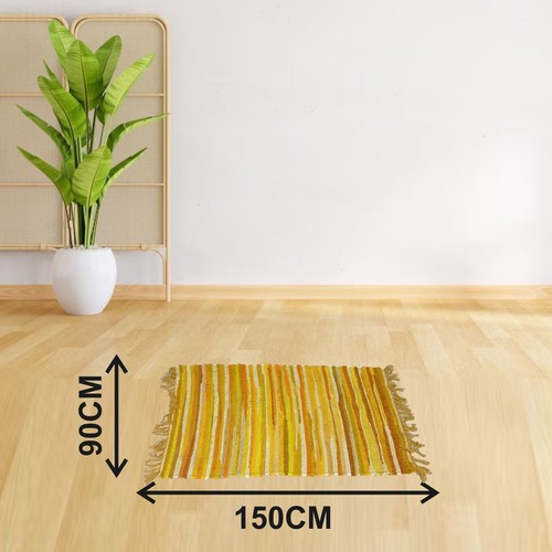 Handmade chindi rag - chindi, rug