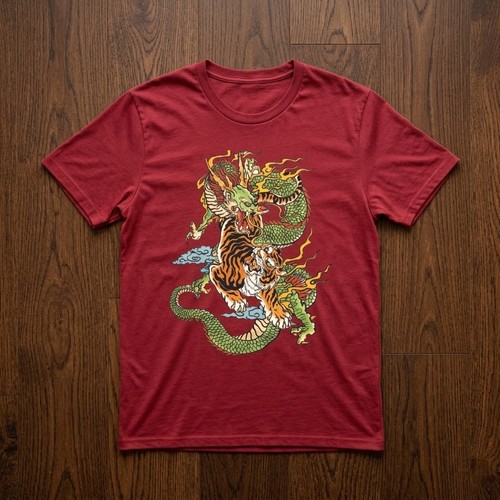 Stüssy dragon tiger graphic - dragon,