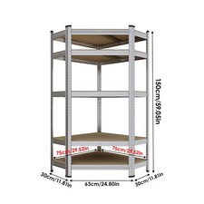 3 Bay Corner Racking/Shelving