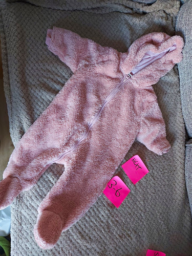 Next pink fluffy - fluffy, snowsuit