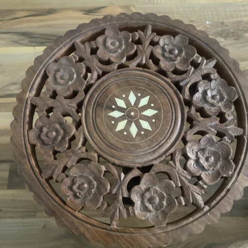 Vintage indian hand carved - hand,