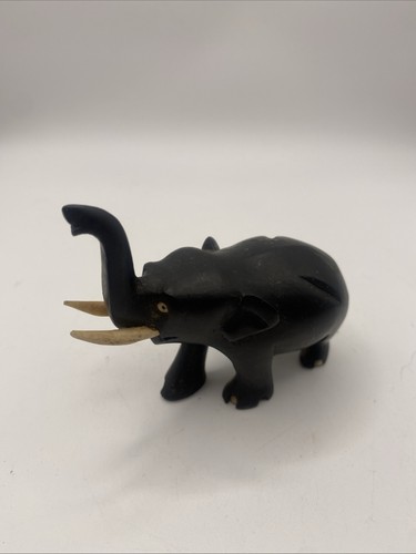 Vtg ebony wood hand carved - vtg,