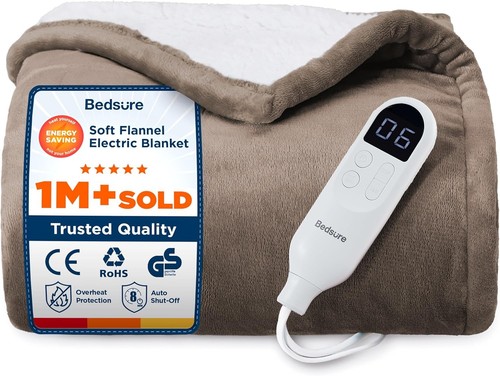 Bedsure electric throw flannel - throw,