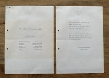 Star Wars Revenge (Return) Of The Jedi Rare Original Production Notes Pages x2