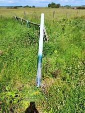 electric fence posts 8ft heavyweight plastic. 15 in total