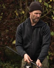 Korda Polar Fleece Jacket Charcoal / Carp Fishing Clothing