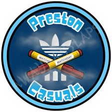 Away Day Stickers - PRESTON