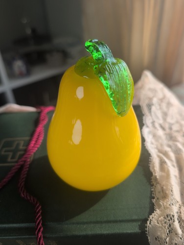Vintage yellow pear - vintage,