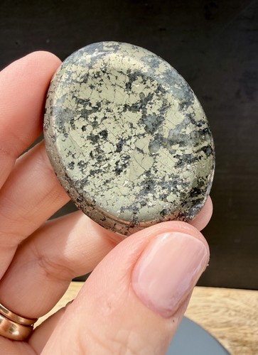 Crystal pyrite agate palm - crystal,
