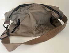 Kipling Light Grey Crossbody Satchel Bag