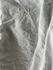 VINTAGE FRENCH WHITE LINEN
